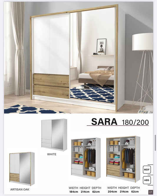 SARA 180/200 wardrobe