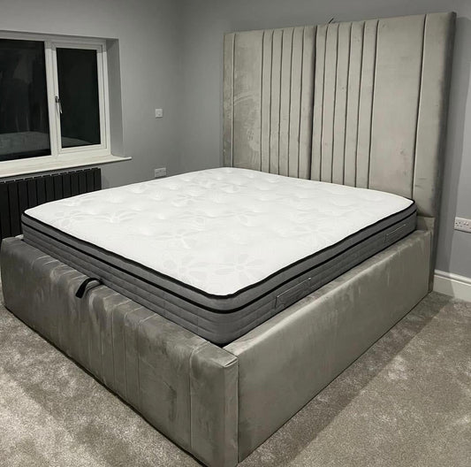 Emperor bed + open coil memoryfoam mattress