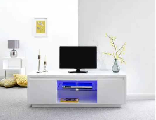 Polar LED large TV unit